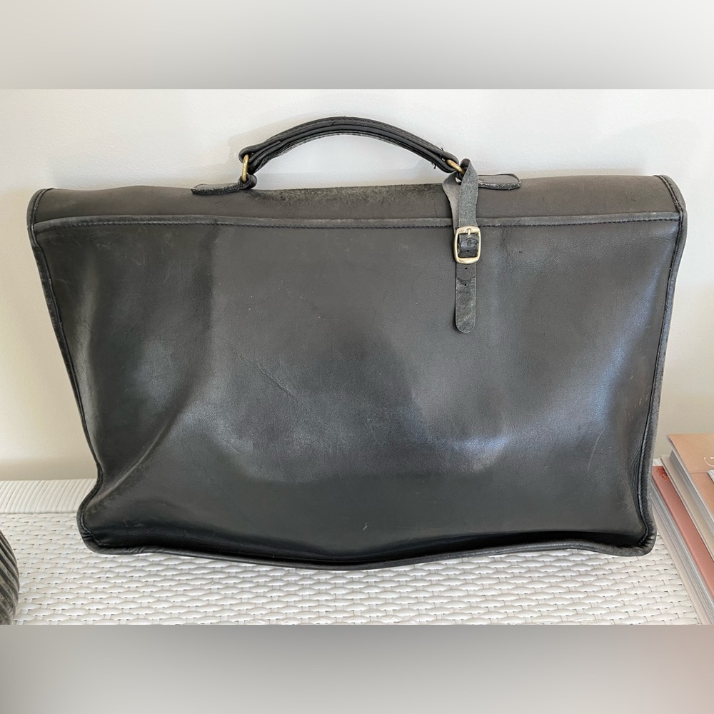 Vintage Coach Leather Top Handle Bag - Picture 4 of 7